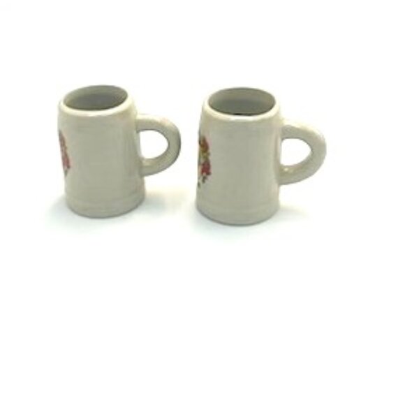 Vtg Mini German Stoneware Beer Steins Mugs Frankfort Stuttgart Koln Munchen - Picture 4 of 14
